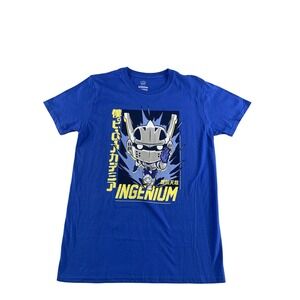 My Hero Academia Shirt Mens Medium Blue Ingenium Tenya Iida Anime Graphic Funko
